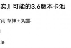 3.6卡池爆料最新发布,新角色与限定皮肤惊艳亮相，精彩内容抢先看